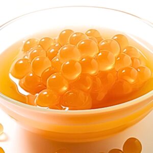 Passion fruits popping boba (3.2Kg x 4 Jars) - Image 1