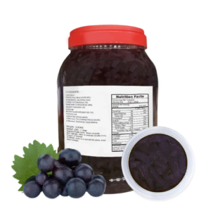 Jelly Grape (Nata de coco) (3.8Kg x 4 Jars) - Bilde 1