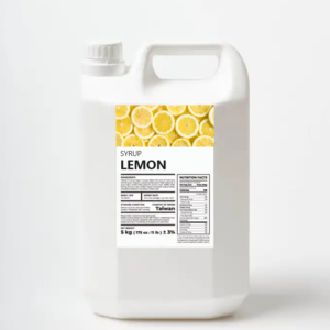 Lemon Syrup (2.5Kg x 6 Bottles) - Image 1