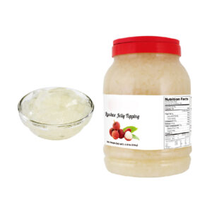 Jelly Lychee (Nata de coco) (3.8Kg x 4 Jars) - Image 1