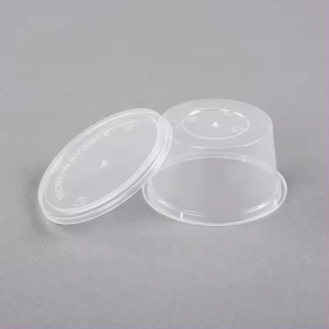 PP Sauce container with Lid (120ml) (4oZ) - Image 2