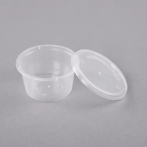 PP Sauce container with Lid (120ml) (4oZ) - Image 1